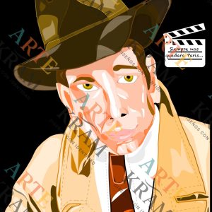 Reinterpretacion de Humphrey Bogart