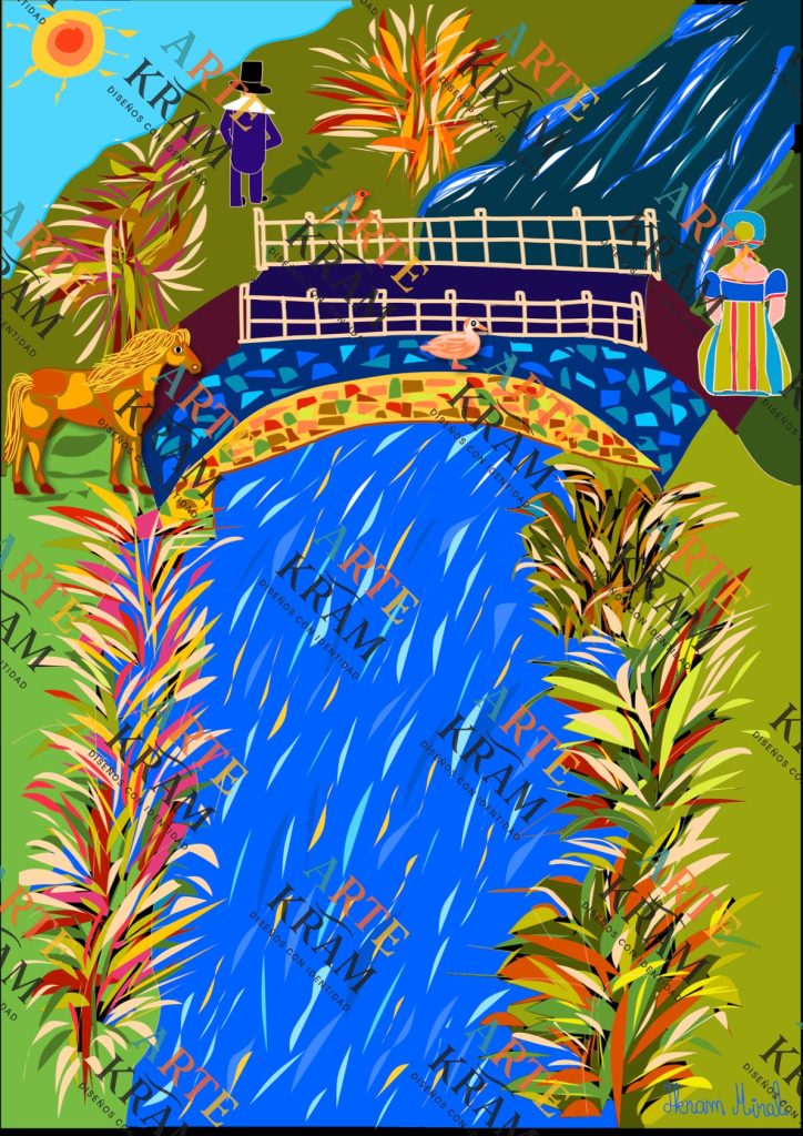 Au long de la rivière