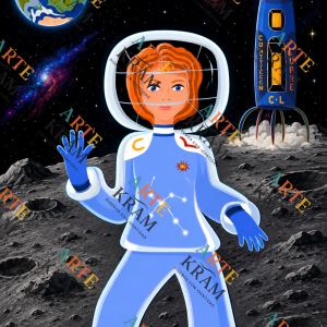 Mujer en el espacio